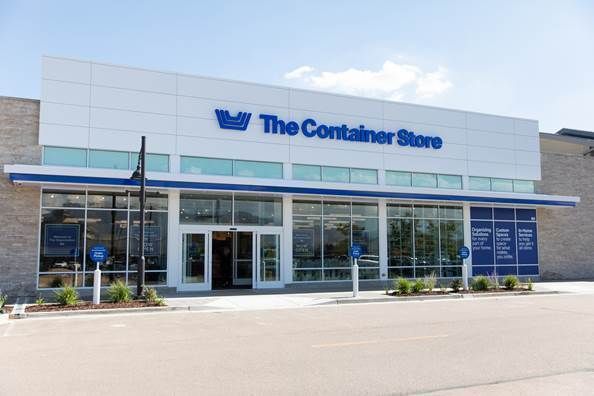 Exterior shot of The Container Store.