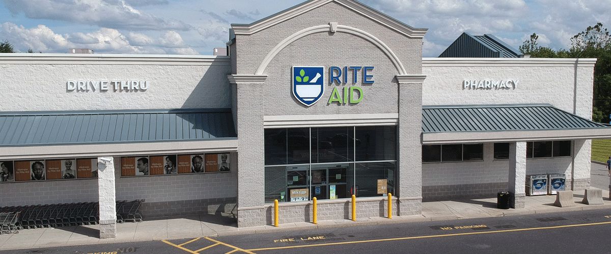 A Rite Aid pharmacy storefront