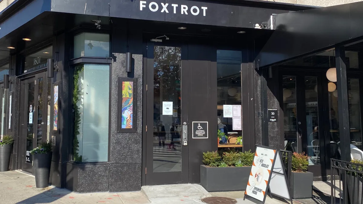 Exterior of a Foxtrot store in Washington, D.C.