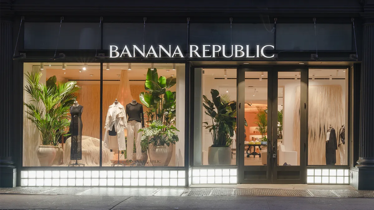 Banana Republic storefront in SoHo.